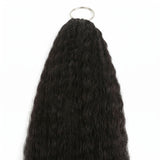 20" Kinky Straight Feather Crochet