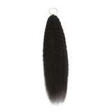 20" Kinky Straight Feather Crochet