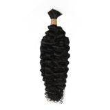 Burmese Curly Bulk Human Hair Extensions
